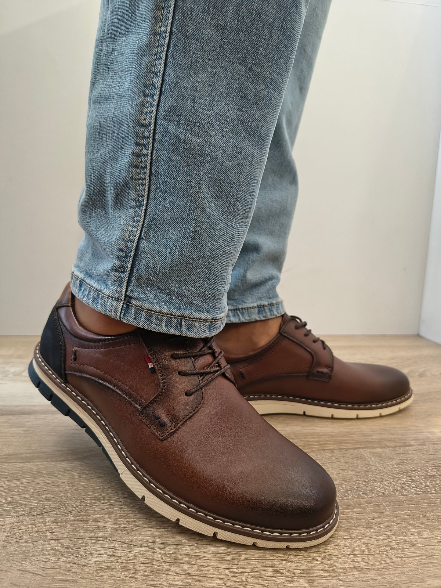 Pantofi Casual Bărbați Otter 80013D 02-N Maro - Piele Naturală