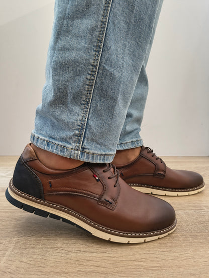Pantofi Casual Bărbați Otter 80013D 02-N Maro - Piele Naturală
