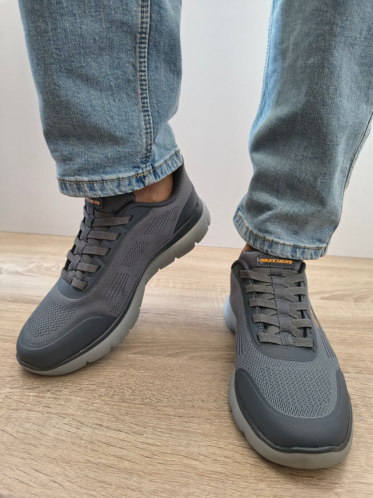 Pantofi Sport Bărbați Skechers 233047 Ccor Gri - Textil - imagine 4
