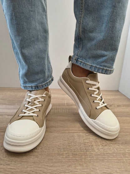 Pantofi Casual Bărbați Franco Gerardo 5310 Apricot - Piele Naturală