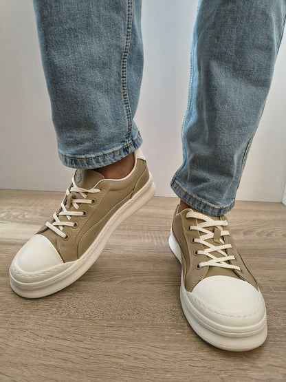 Pantofi Casual Bărbați Franco Gerardo 5310 Apricot - Piele Naturală