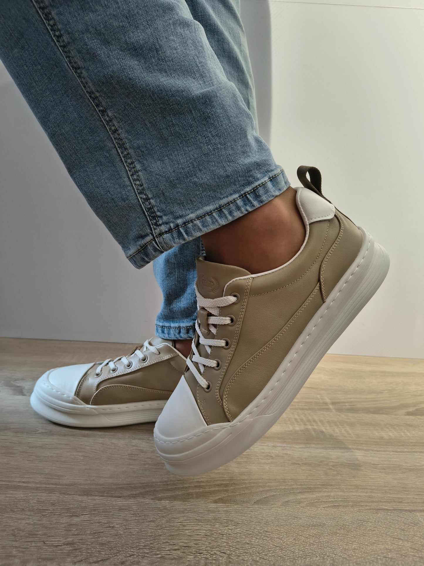 Pantofi Casual Bărbați Franco Gerardo 5310 Apricot - Piele Naturală