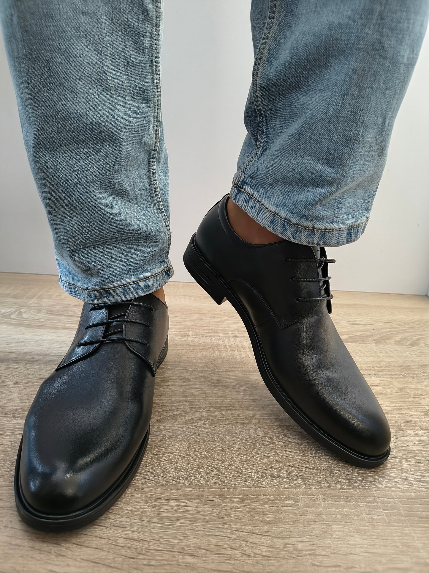 Pantofi Eleganti Bărbați Mels 85078 Negru - Piele Naturală