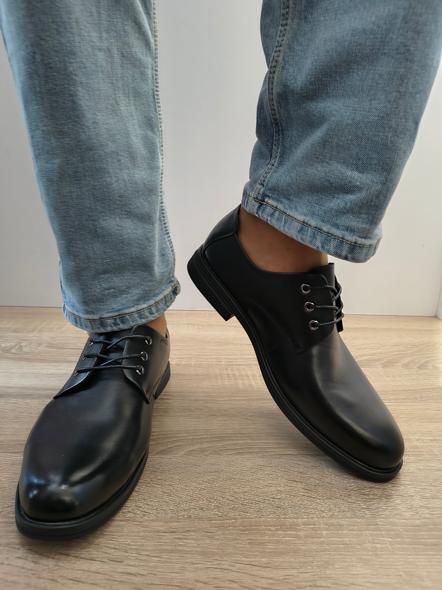 Pantofi Casual Bărbați Mels W27003 Negru - Piele Naturală
