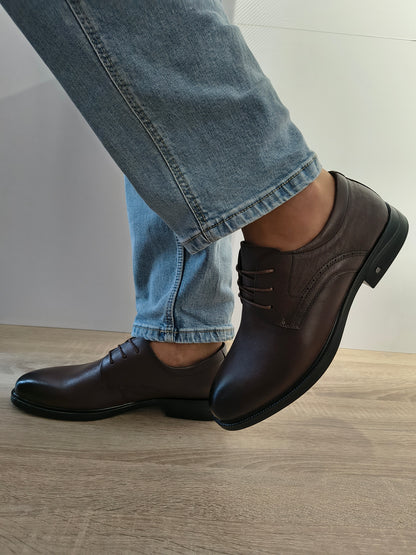 Pantofi Casual Bărbați Mels 98919 Maro - Piele Naturală