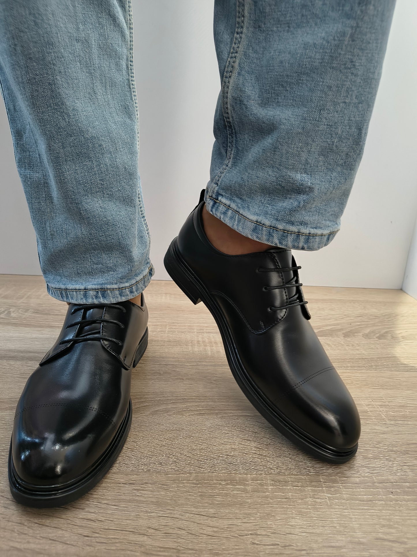 PANTOFI ELEGANTI BARBATI MELS D17201 NEGRU