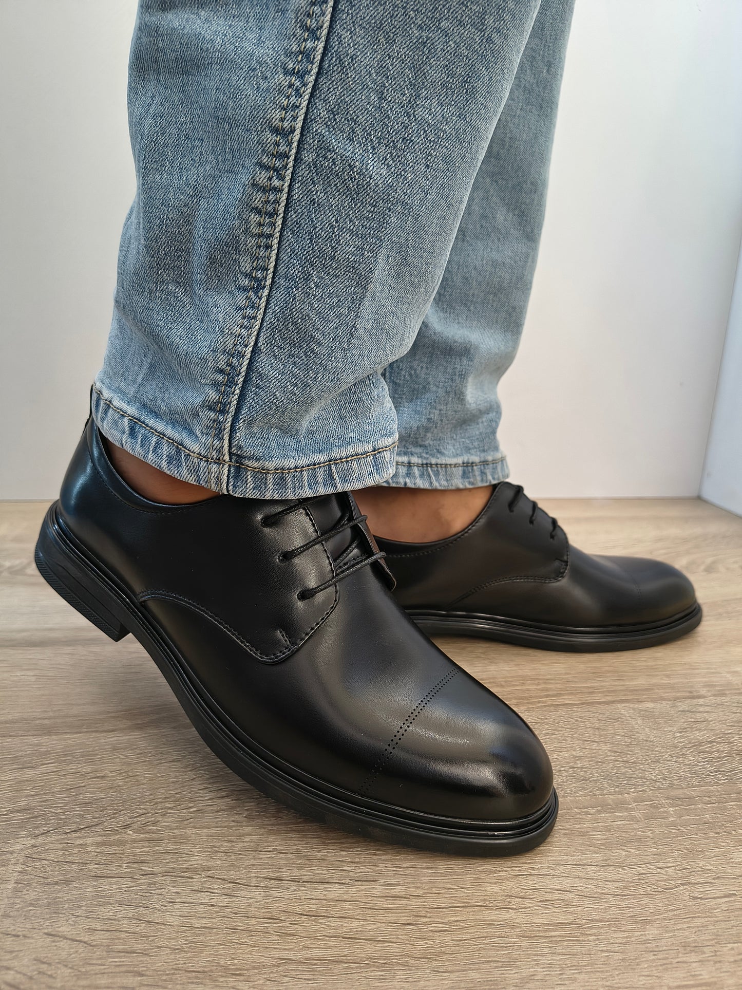 PANTOFI ELEGANTI BARBATI MELS D17201 NEGRU