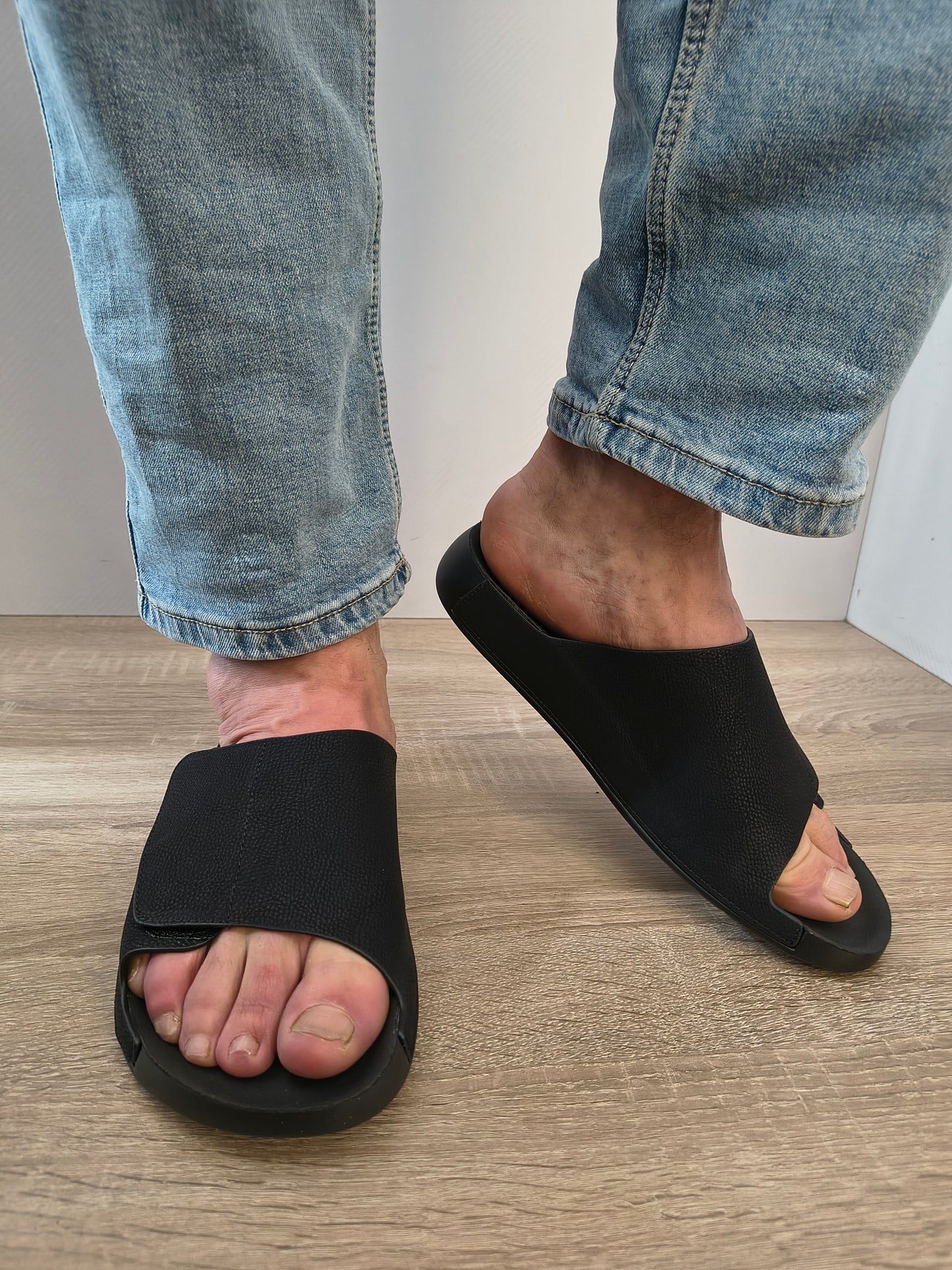 Saboti Bărbați Mels DY26105 Negru Nubuck - Piele Naturală Nubuck