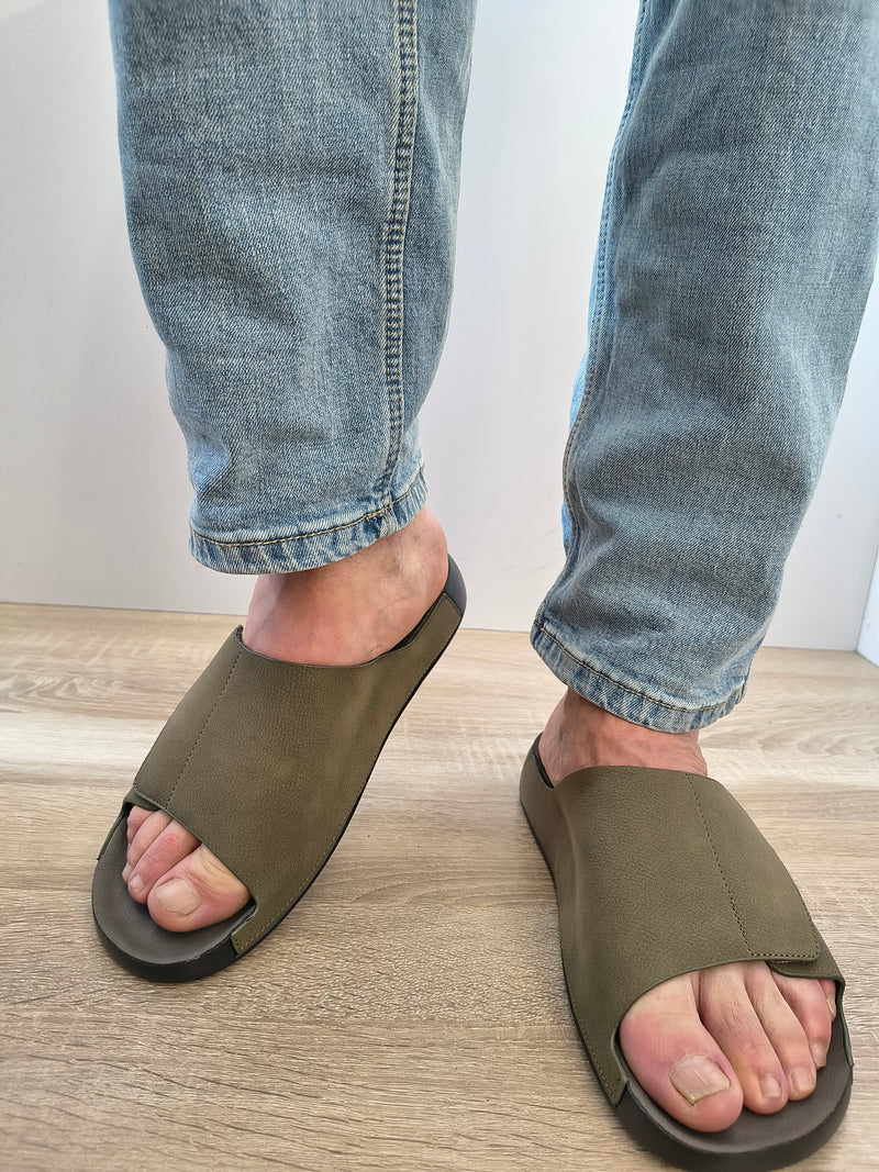 SABOTI BARBATI MELS DY26105 VERDE KAKI NUBUCK