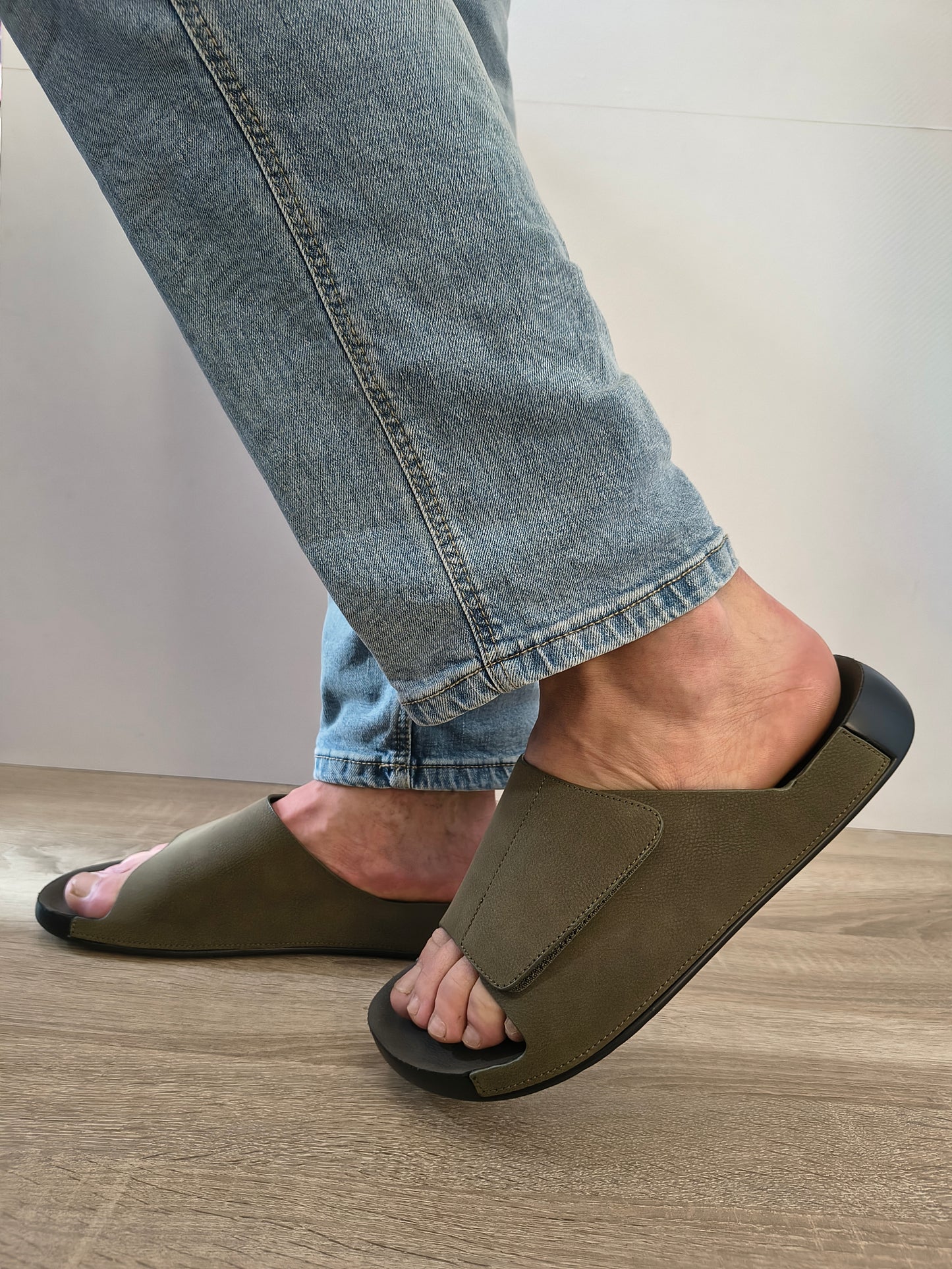 SABOTI BARBATI MELS DY26105 VERDE KAKI NUBUCK
