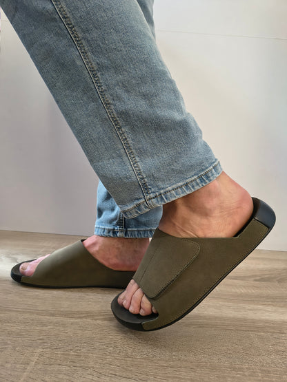 SABOTI BARBATI MELS DY26105 VERDE KAKI NUBUCK