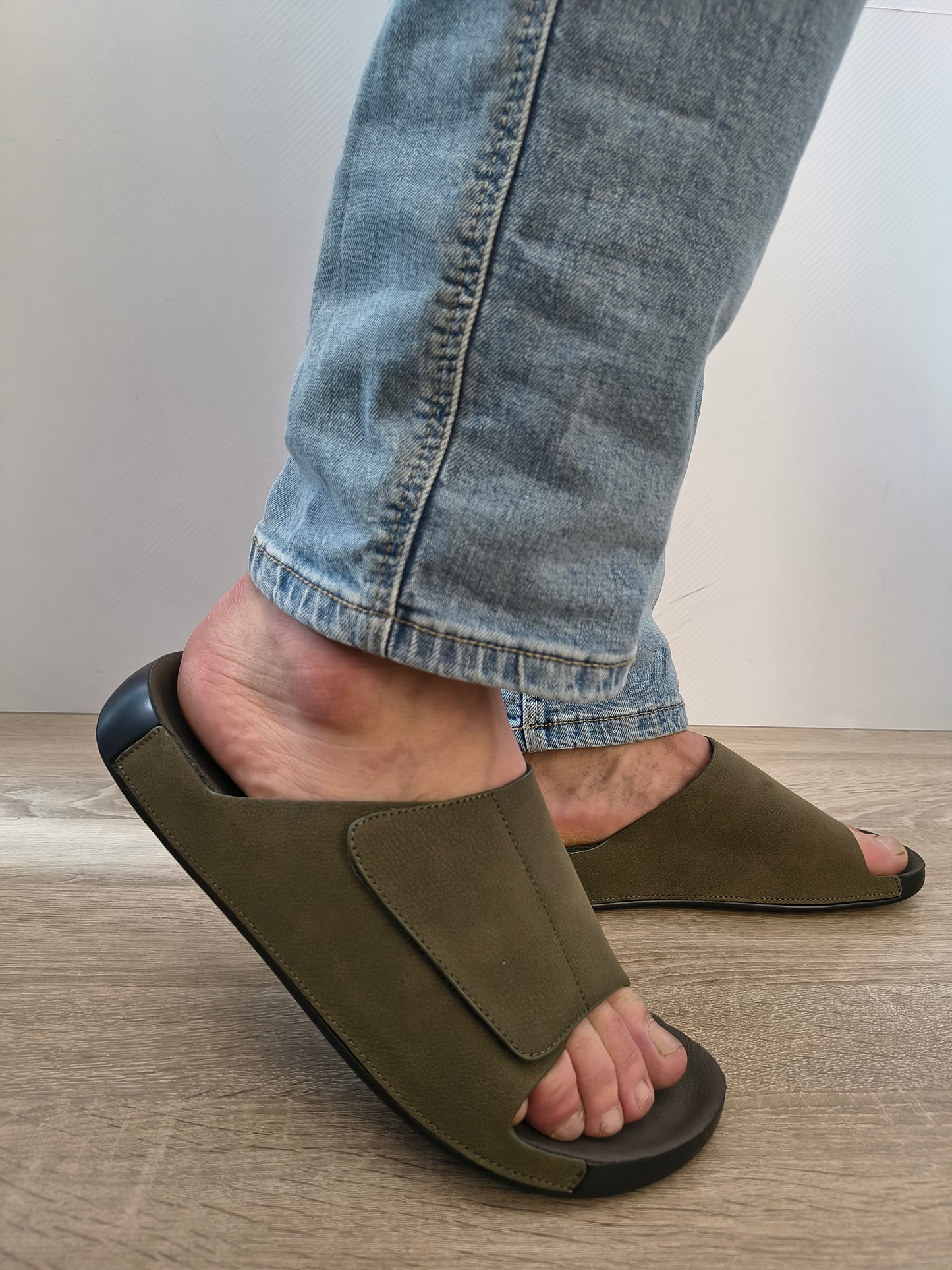 SABOTI BARBATI MELS DY26105 VERDE KAKI NUBUCK