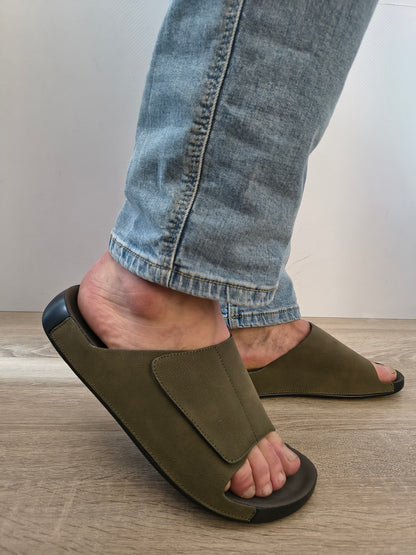 SABOTI BARBATI MELS DY26105 VERDE KAKI NUBUCK