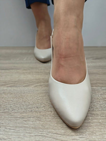 Sandale Elegante Damă Aga 1570 535 Bej Naturalna - Piele Naturală