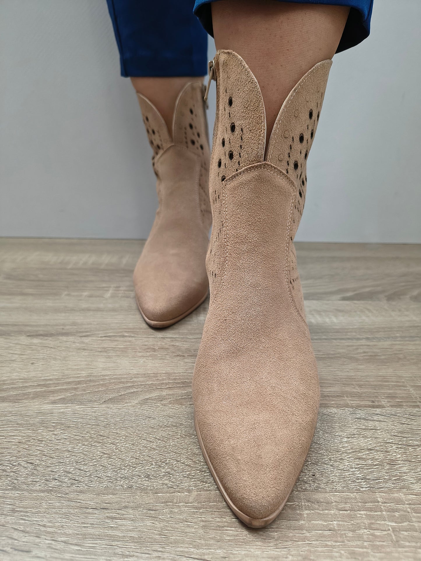 Cizme Primavara Elegante Damă Perlla 4295-3 127590 - Piele Naturală Întoarsă