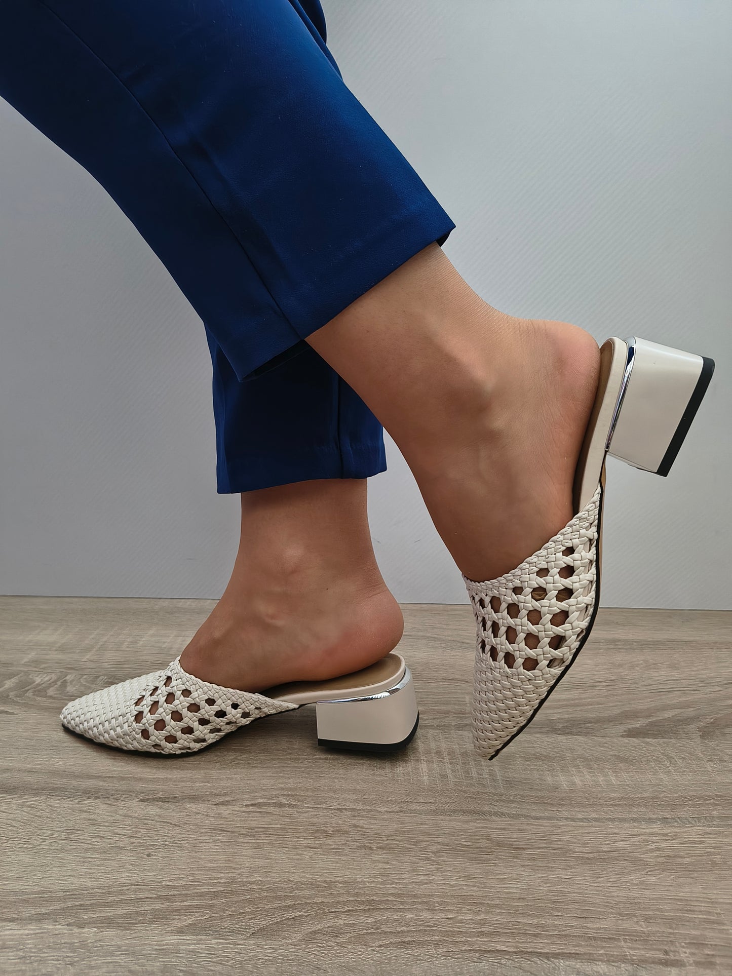 Saboti Eleganti Damă Karisma 80005B 03-S Bej - Piele Naturală