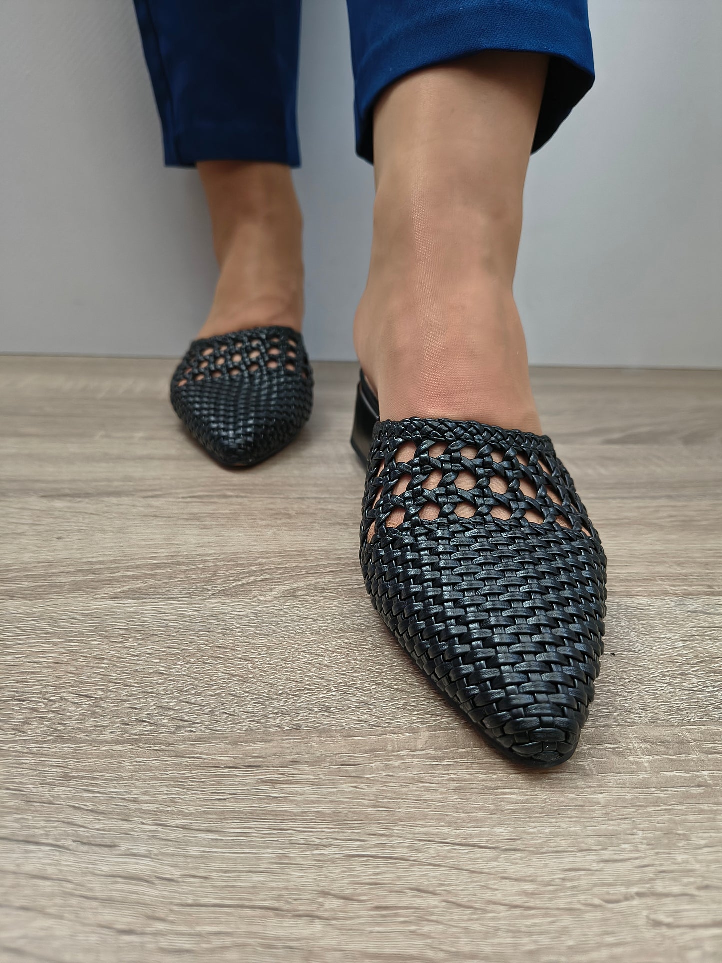 Saboti Eleganti Damă Karisma 80005A 01-S Negru - Piele Naturală