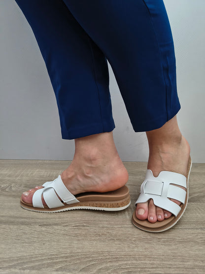 SBOTI CASUAL DAMA SKECHERS 114707 WHT ALB