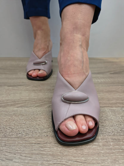 Saboti Eleganti Damă Karisma 80007B 53-N Purple - Piele Naturală