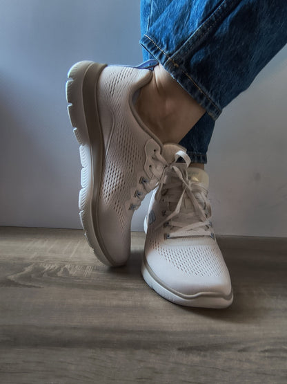 PANTOFI SPORT DAMĂ SKECHERS 150754 NTTP NATURAL/TAUPE