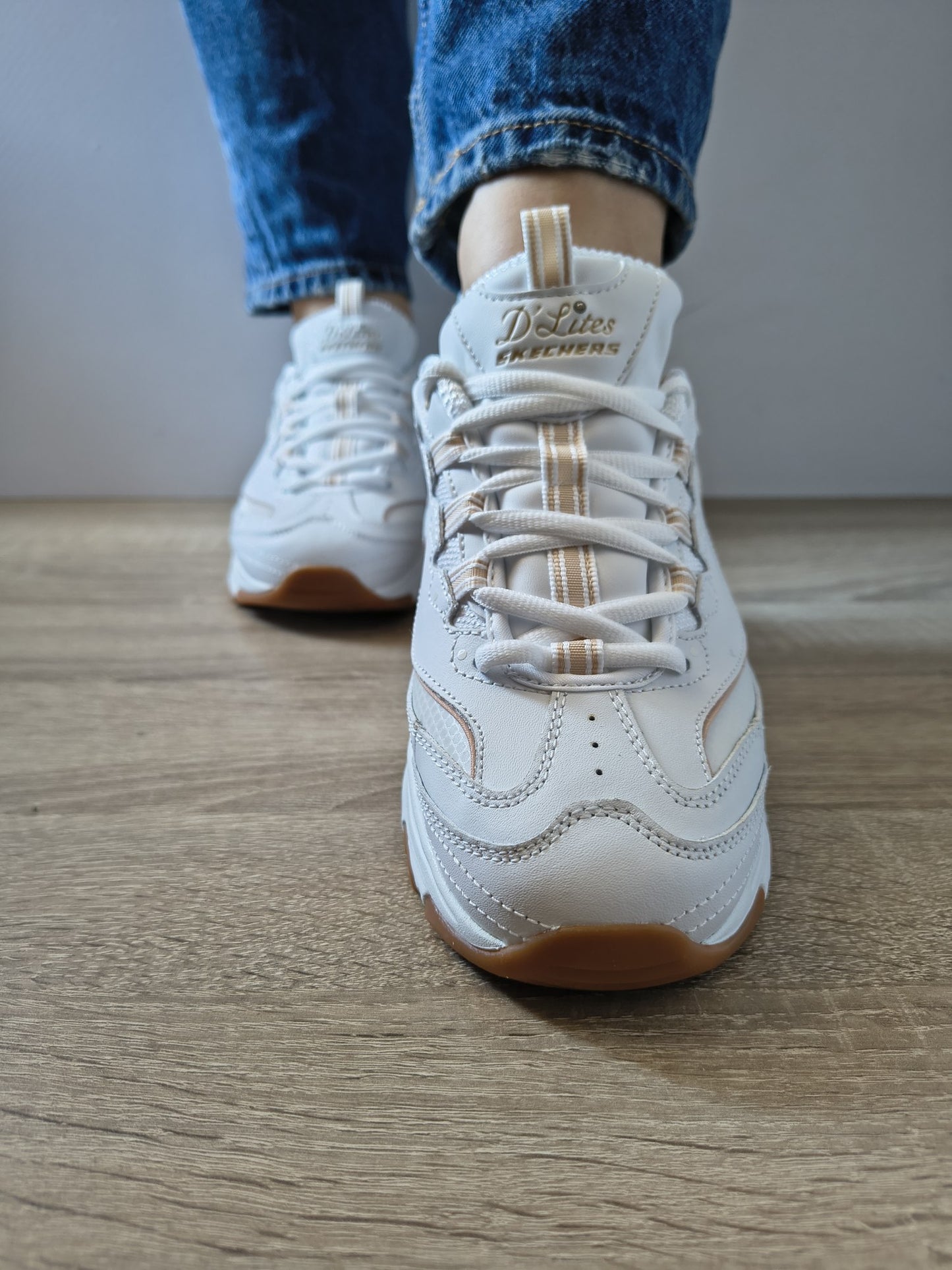 PANTOFI SPORT DAMĂ SKECHERS 149807 WHT ALBI