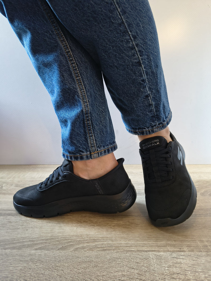 PANTOFI SPORT DAMĂ SKECHERS 124837 BBK NEGRI - imagine 3