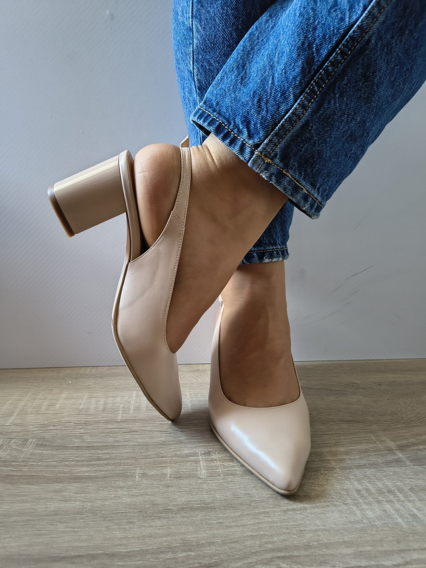 PANTOFI ELEGANȚI DAMĂ ANTONIO 8420 NUDE