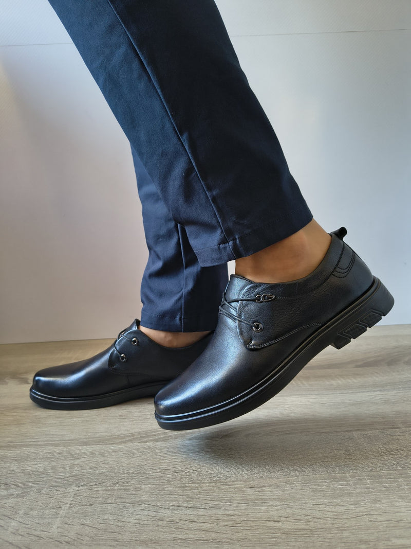 PANTOFI CASUAL BĂRBAȚI MELS 88513 NEGRI - imagine 5