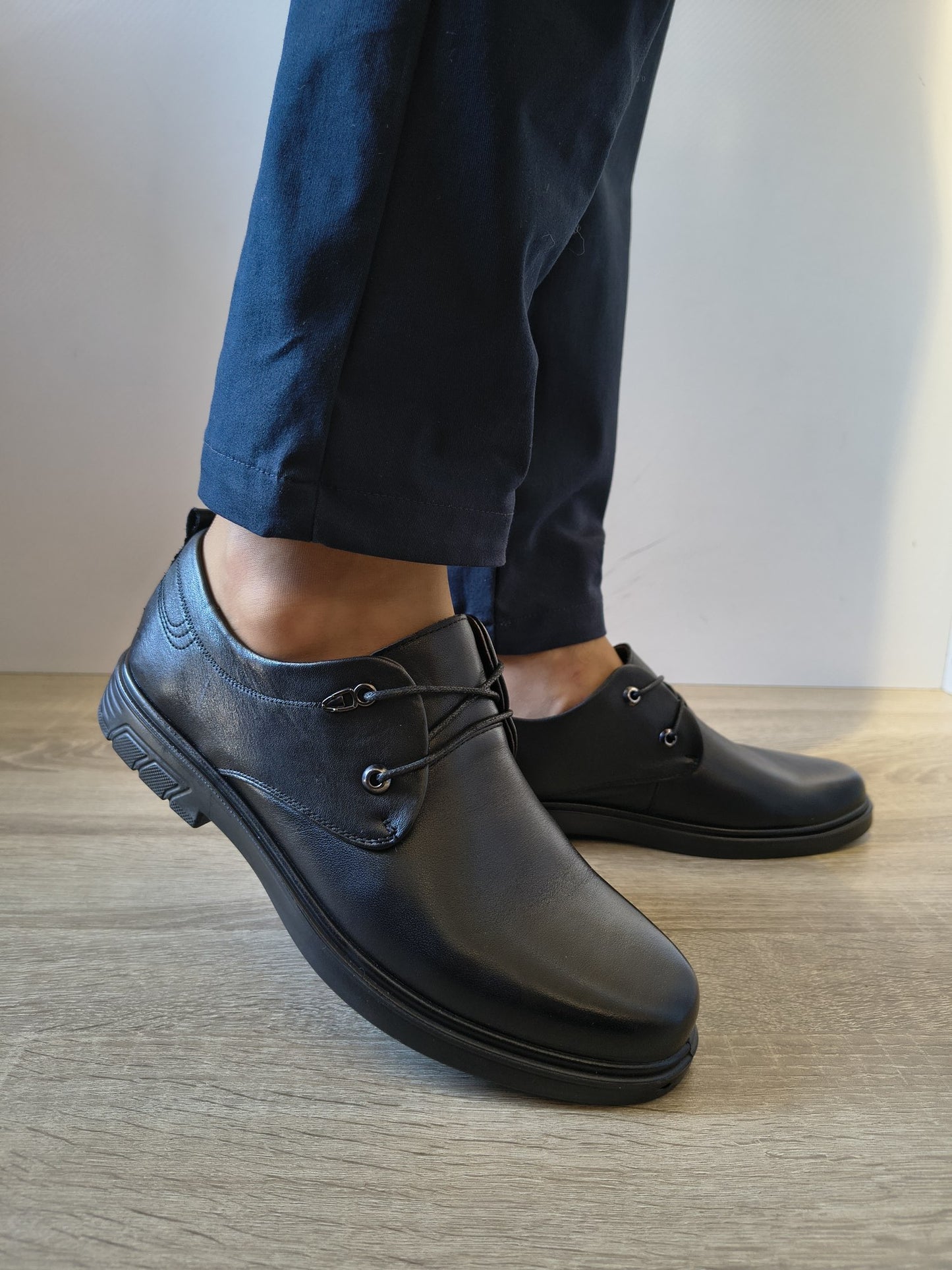 PANTOFI CASUAL BĂRBAȚI MELS 88513 NEGRI