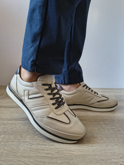 PANTOFI CASUAL BĂRBAȚI GORETTI B67-2406 BEJ