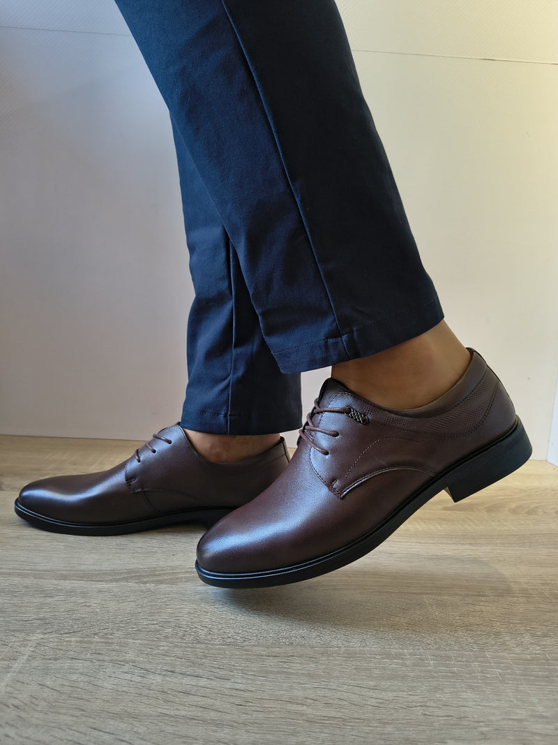 PANTOFI ELEGANȚI BĂRBAȚI MELS 17373 MARO - imagine 5