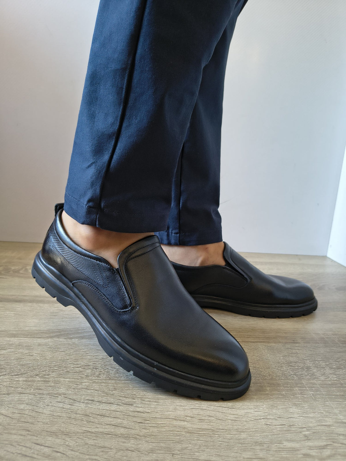 PANTOFI CASUAL BĂRBAȚI MELS WM825 NEGRI - imagine 6