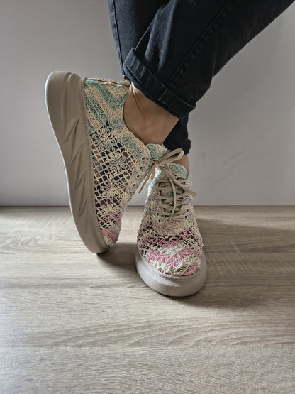 PANTOFI CASUAL DAMĂ BIO FLEX 023 TKS-450 CREM