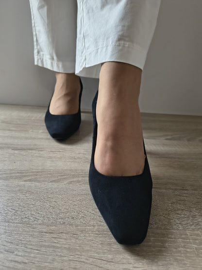 PANTOFI ELEGANȚI DAMĂ TAMARIS 22455-47 001 NEGRI VELUR