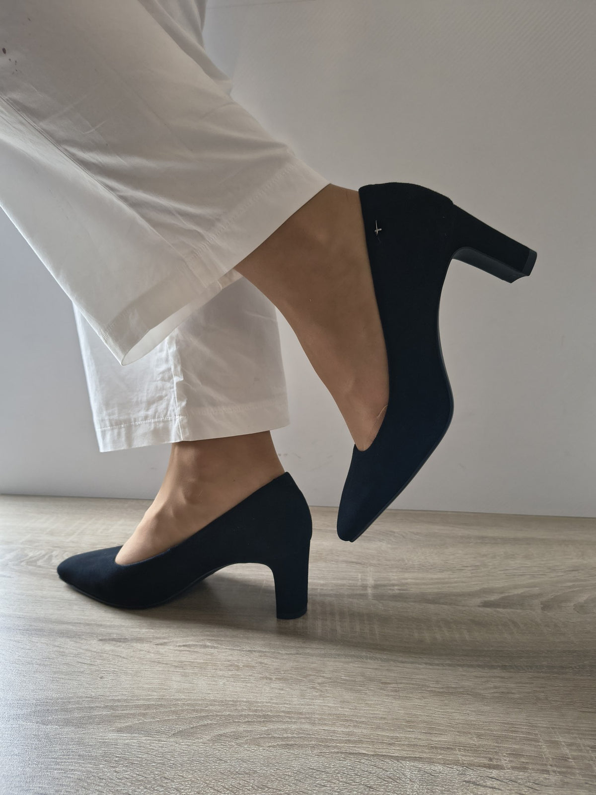 PANTOFI ELEGANȚI DAMĂ TAMARIS 22455-47 001 NEGRI VELUR - imagine 6