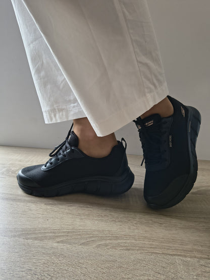 PANTOFI SPORT DAMĂ SKECHERS 117351 BBK NEGRI