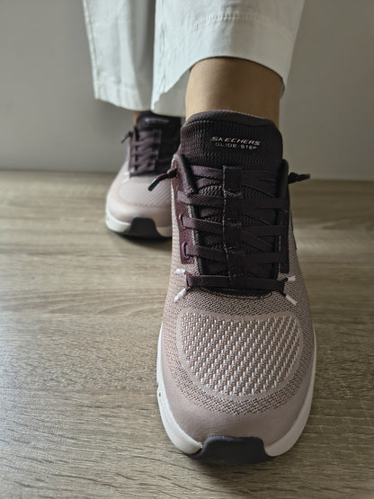 PANTOFI SPORT DAMĂ SKECHERS 150437 BRN BEJ/MARO