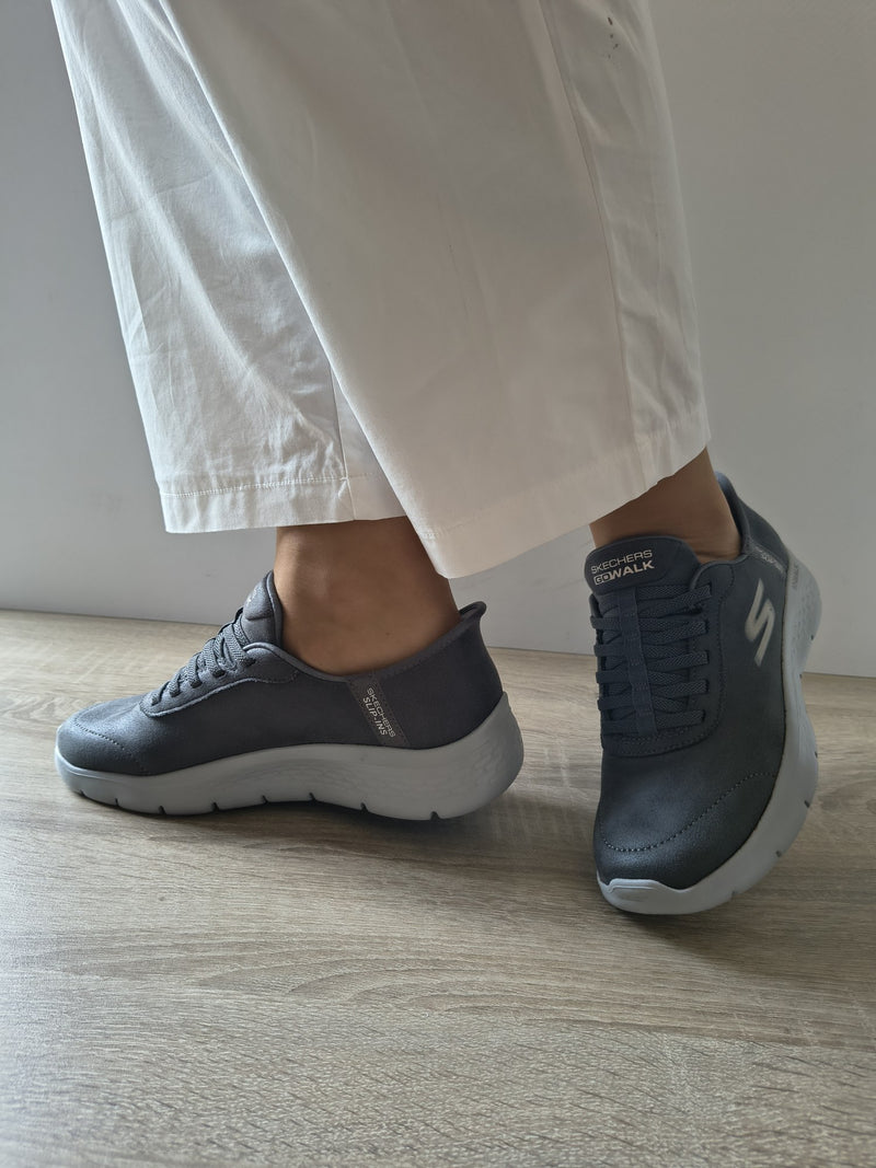 PANTOFI SPORT DAMĂ SKECHERS 124837 CHAR GRI - imagine 3