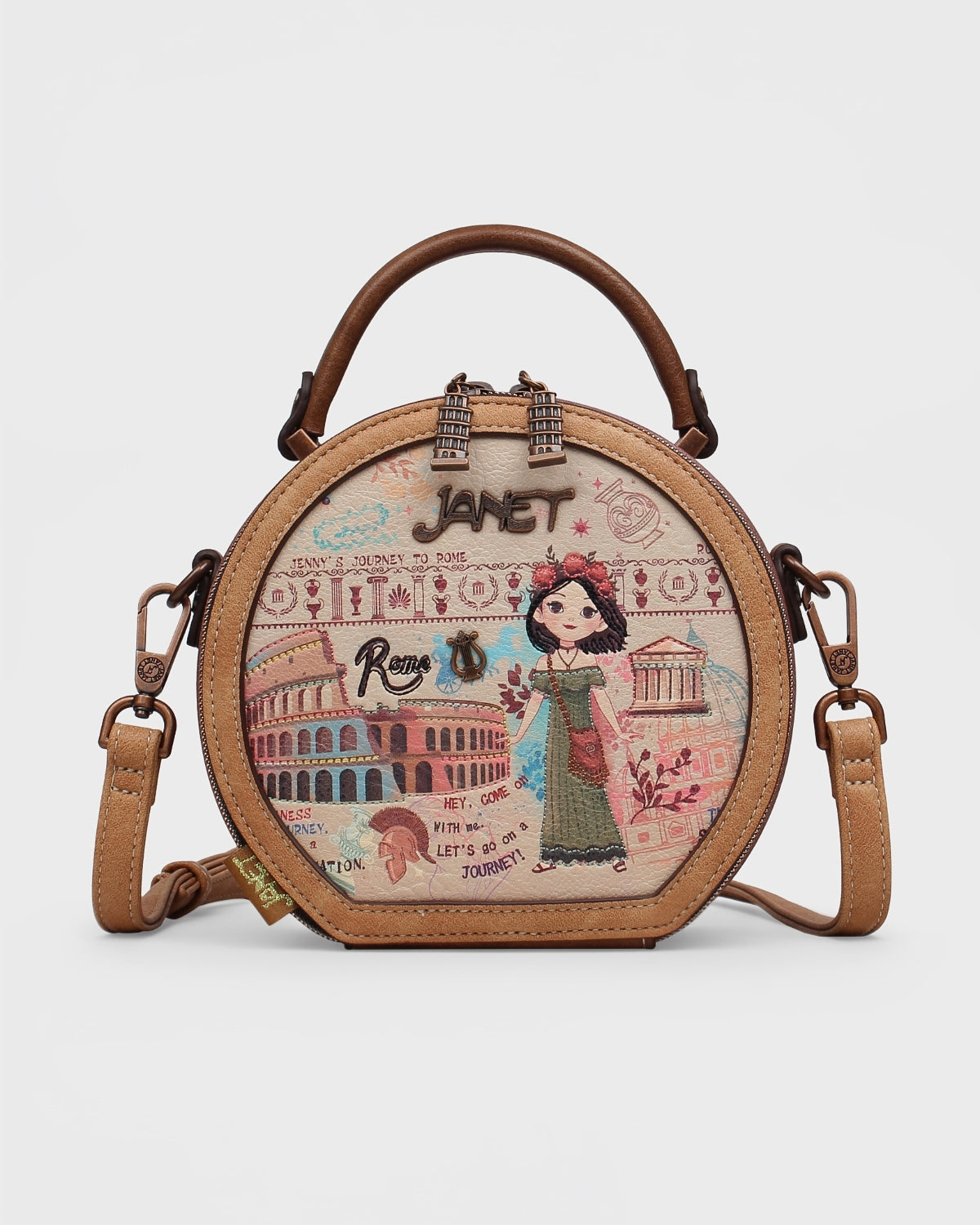 GEANTA DAMA HENNEY BEAR JANET J-109 A TOUR OF ROME