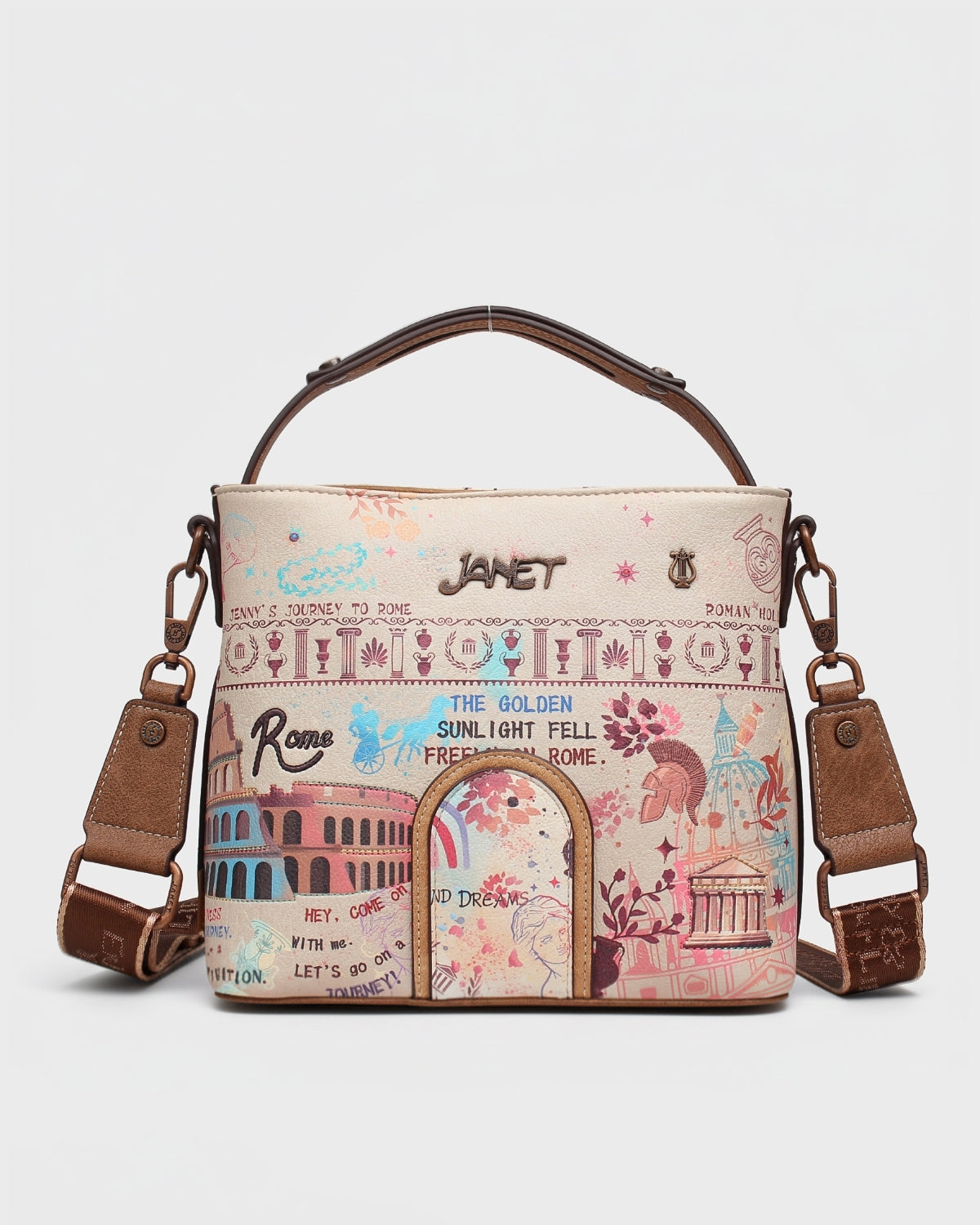 GEANTA DAMA HENNEY BEAR JANET J-111 A TOUR OF ROME