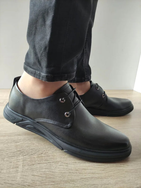 PANTOFI BIG ELEGANTI BARBATI MELS 8105-D NEGRI