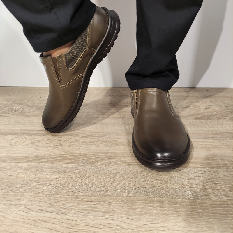 PANTOFI CASUAL BARBATI COBRA 805 KAKI - imagine 3