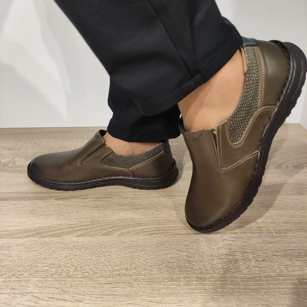 PANTOFI CASUAL BARBATI COBRA 805 KAKI - imagine 2