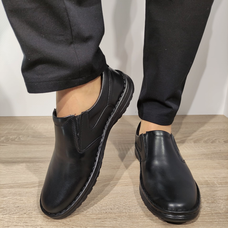 PANTOFI CASUAL BARBATI COBRA 805 NEGRI - imagine 3