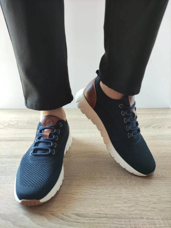 PANTOFI CASUAL BARBATI DECAR Y238 BLEUMARIN - imagine 3