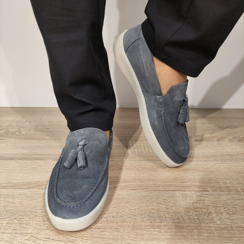 PANTOFI CASUAL BARBATI DOGATI 803 GRI - imagine 4