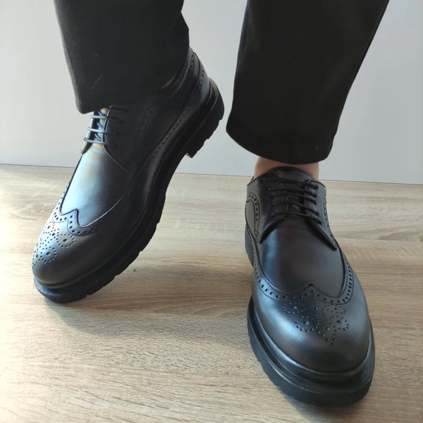 PANTOFI CASUAL BARBATI DOGATI K09 NEGRI - imagine 5