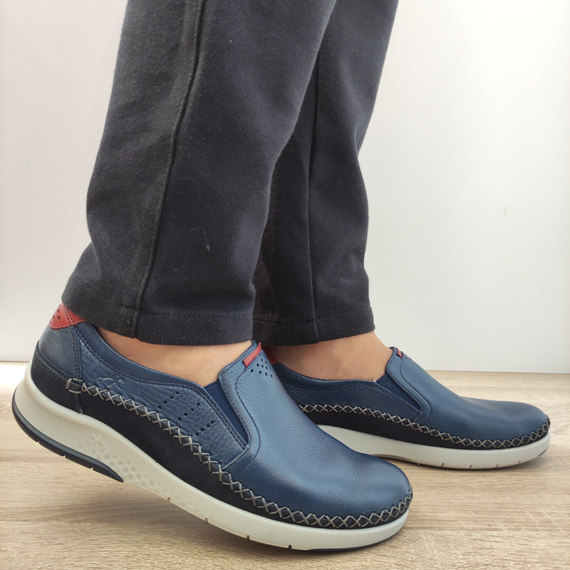 PANTOFI CASUAL BARBATI FLUCHOS 39421 BLEUMARIN - imagine 2