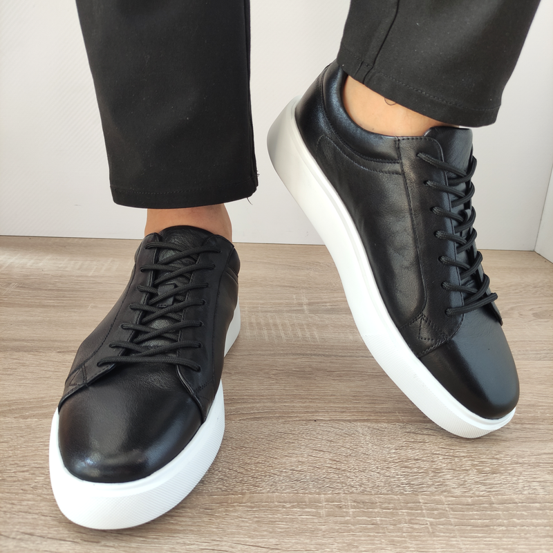 PANTOFI CASUAL BARBATI FRACO GERARDO T231103 NEGRI - imagine 4