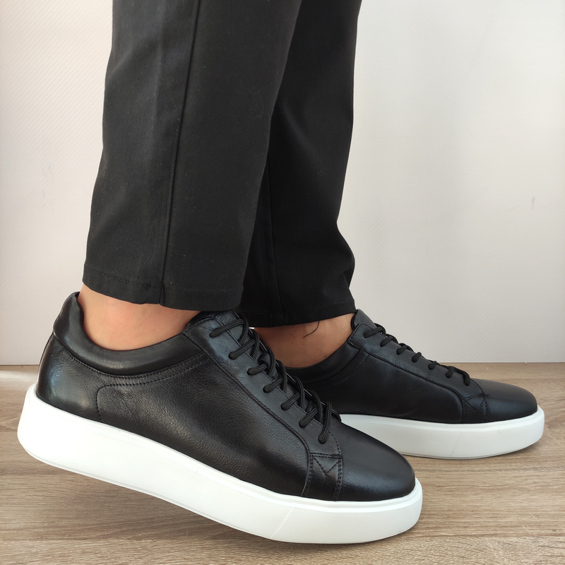 PANTOFI CASUAL BARBATI FRACO GERARDO T231103 NEGRI - imagine 3